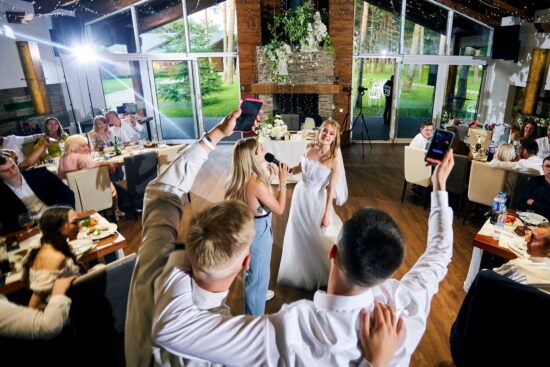 location système sono pour une réception de mariage