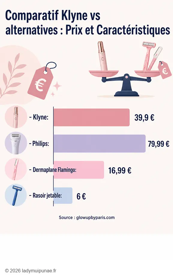 Comparatif rasoir Klyne avis : prix et caractéristiques face aux alternatives populaires pour un choix éclairé.
