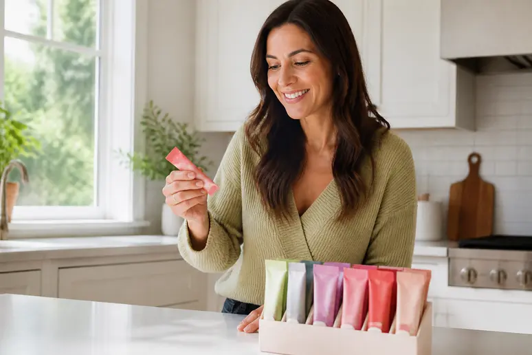 Choix de collagène marin Nutri&Co : diversité de saveurs pour une routine bien-être.