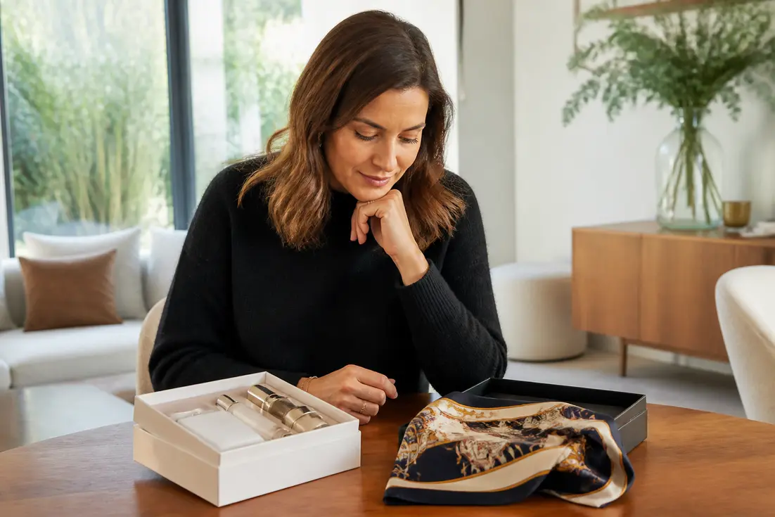 Vêtements ou coffret luxe : quel cadeau pour l'anniversaire de sa femme ?