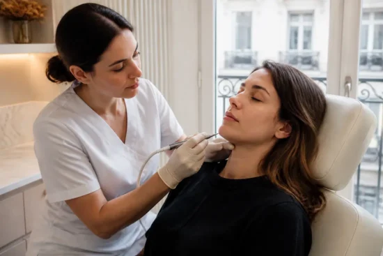 Séance professionnelle en clinique avec électrolyse épilation prix séances pour les soins esthétiques
